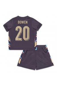 Engeland Jarrod Bowen #20 Babytruitje Uit tenue Kind EK 2024 Korte Mouw (+ Korte broeken)